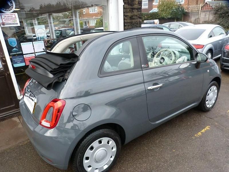 Begagnad Fiat 500C Pop 69 HK (50 kW) 2017 Grå Cab