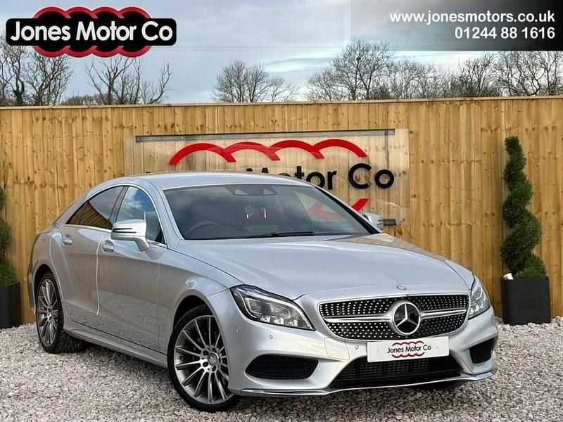 Silver Used 2015 Mercedes CLS220 AMG line Coupe | £14,695 (Fair price) - Image 1/4
