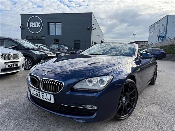 Blue Used 2012 BMW 640 Cabriolet Comfort Edition Cabriolet | £12,500 (Good price) - Image 1/4