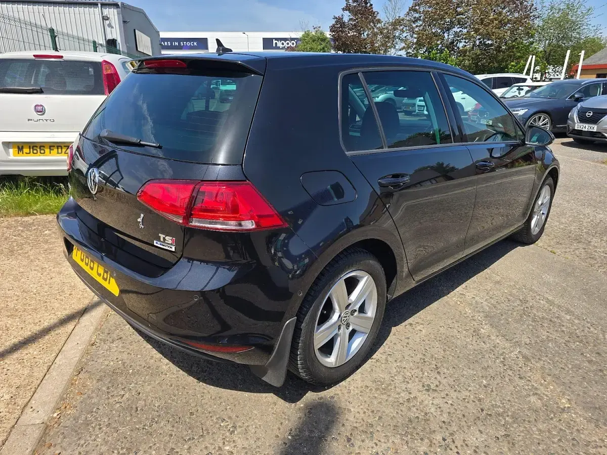 Used VW Golf VII Edition 125 HP (91 kW) 2016 Black Hatchback