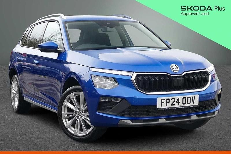 Race blue metallic Used 2024 Skoda Kamiq SE L SUV | £19,195 (Fair price) - Image 1/4
