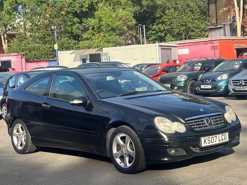 Black Used 2007 Mercedes C180 SE Coupe | £1,295 (A bit pricey) - Image 1/4