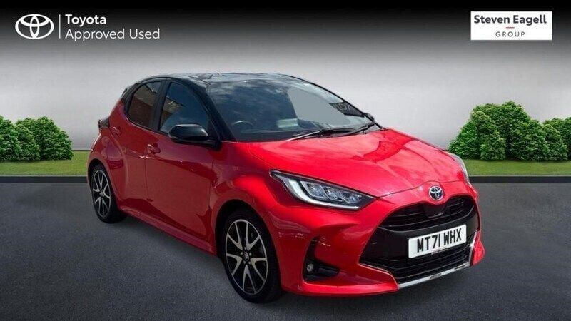 Orange Used 2022 Toyota Yaris Hybrid Edition Hatchback | £20,500 (Expensive) - Image 1/4