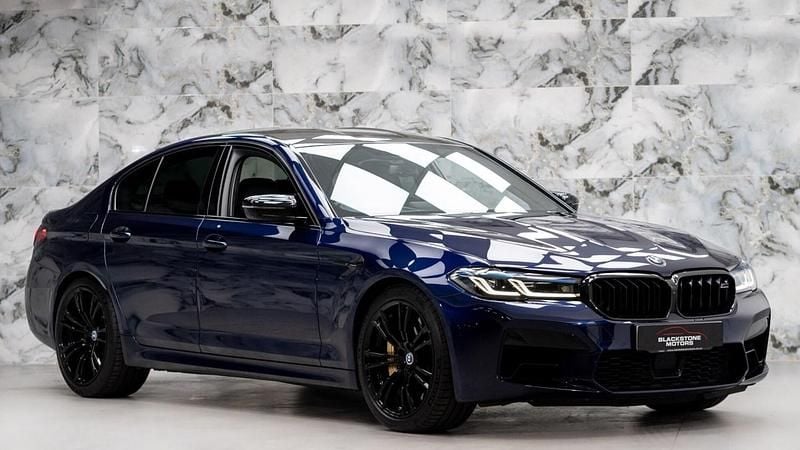 Blue Used 2021 BMW M5 Competition Edition Sedan | £59,989 (Expensive) - Image 1/4