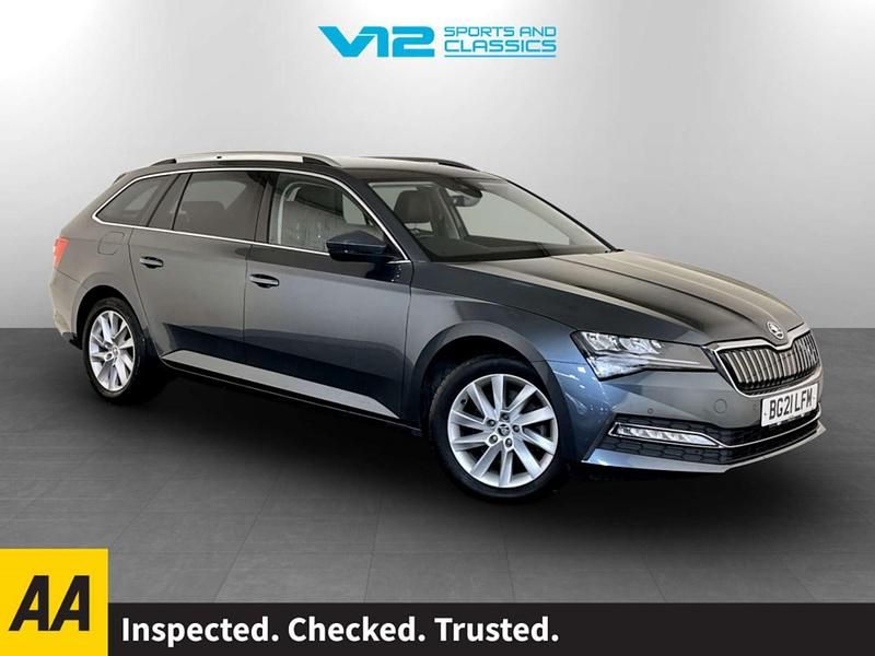 Grey Used 2021 Skoda Superb SE Technology Estate | £12,295 (Fair price) - Image 1/3