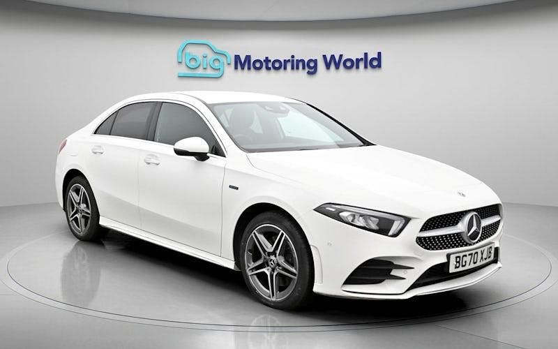 Used Mercedes A250 AMG line 259 HP (190 kW) 2021 White Sedan
