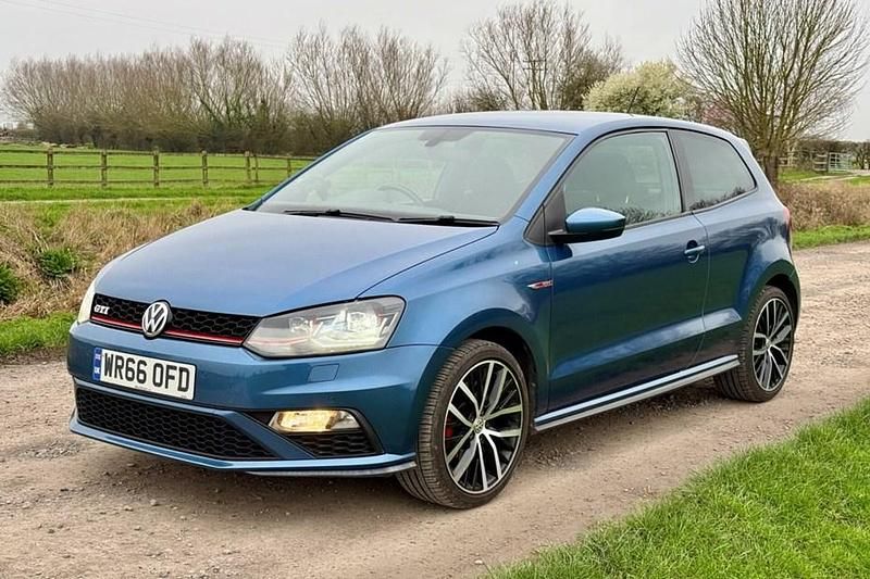 Used VW Polo GTI 192 HP (141 kW) 2016 Blue Hatchback