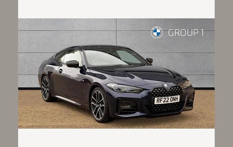 Blue Used 2022 BMW 420 M Sport Coupe | £31,995 (Fair price) - Image 1/4