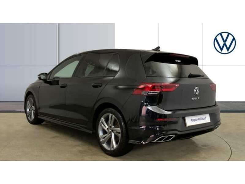 Used VW Golf VIII R-line 130 HP (95 kW) 2022 Black Hatchback