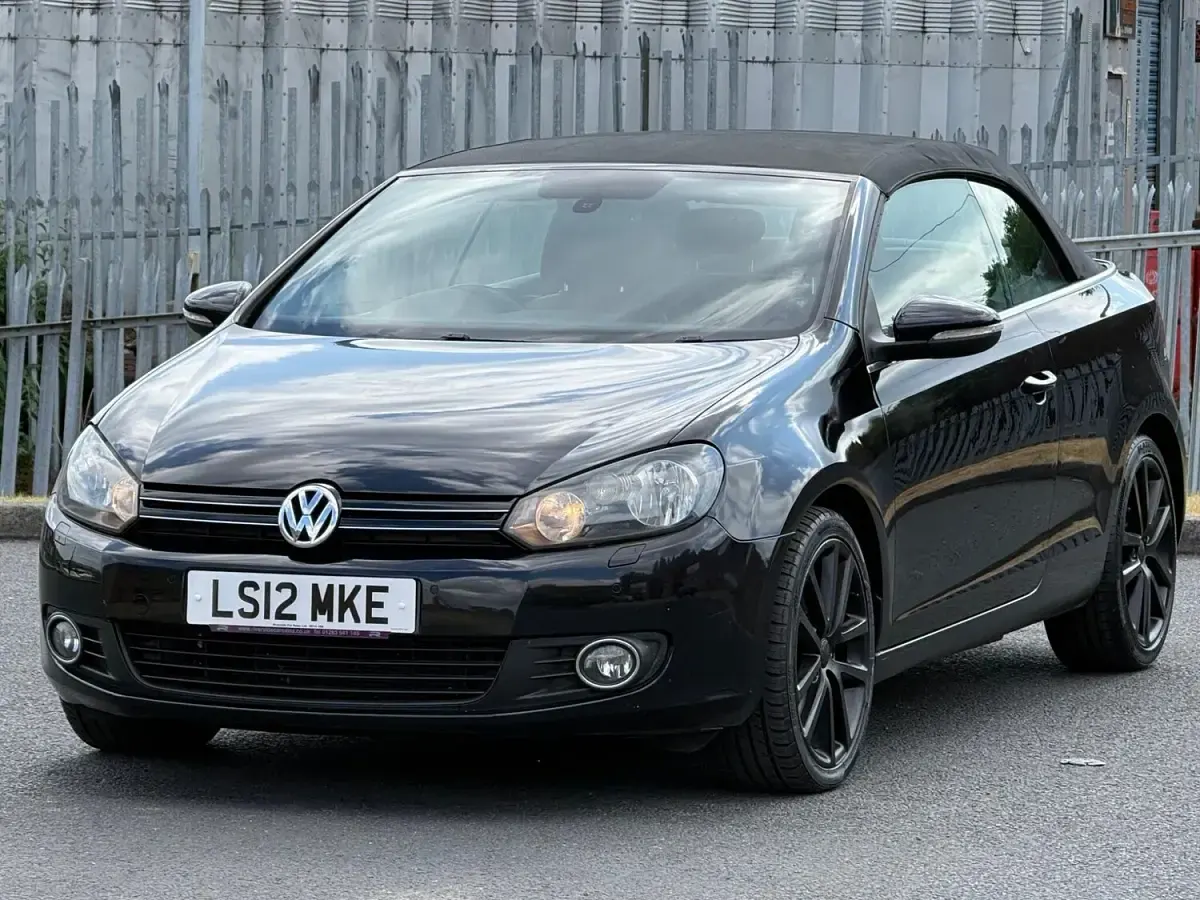 Used VW Golf Cabriolet GT 2012 Black Cabriolet