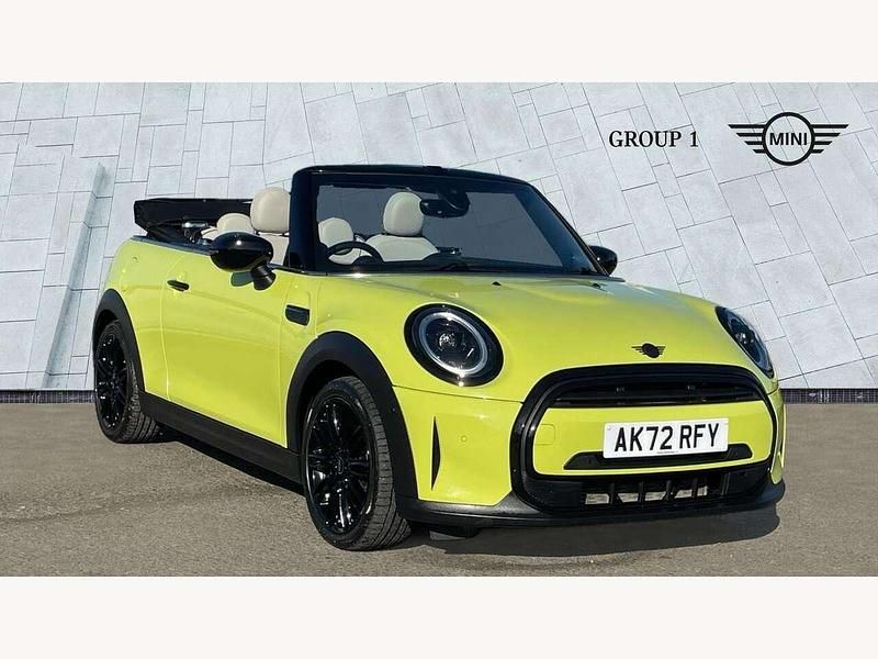 Yellow Used 2022 Mini Cooper Cabriolet Exclusive Cabriolet | £19,995 (Fair price) - Image 1/4