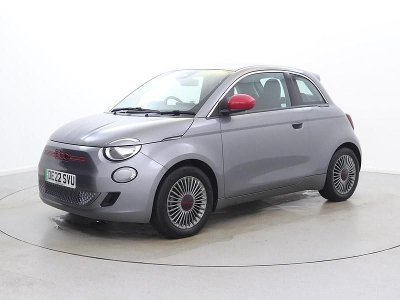 Used Fiat 500e Red 86 kW (118 HP) 2022 Grey Hatchback