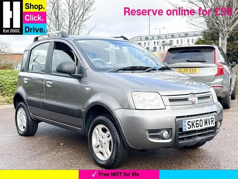 Used Fiat Panda 4x4 60 HP (44 kW) 2010 Grey Hatchback