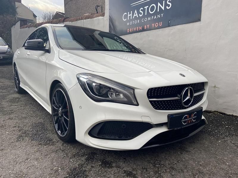 Used Mercedes CLA220 AMG line 177 HP (130 kW) 2018 White Sedan