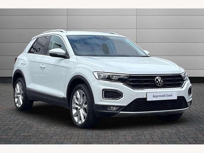 White Used 2021 VW T-Roc SEL SUV | £22,895 (Fair price) - Image 1/4