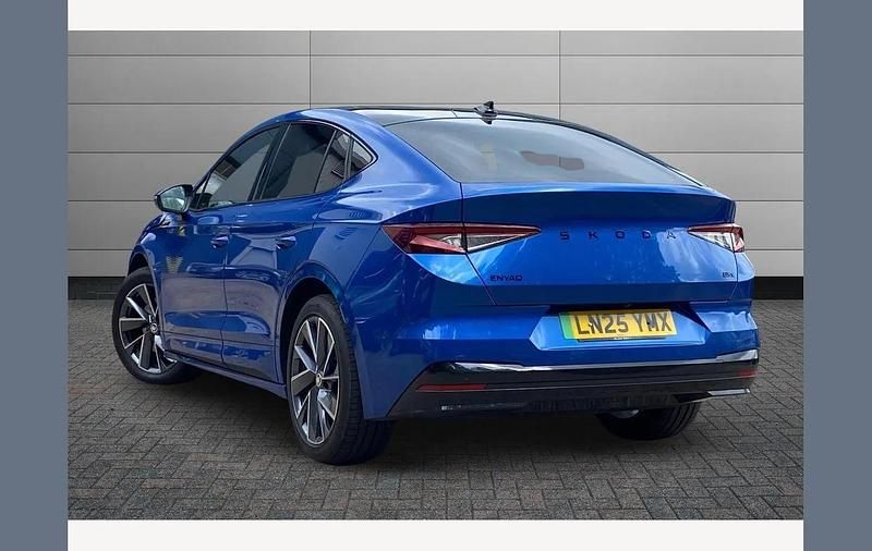 Used Skoda Enyaq iV SportlinePlus 210 kW (286 HP) 2025 Race blue SUV