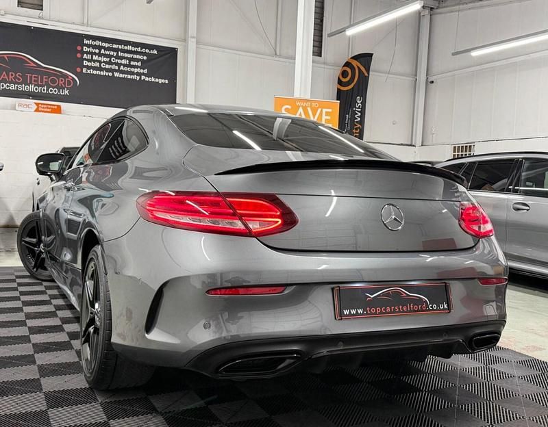 Used Mercedes C220 AMG line 2019 Grey Coupe
