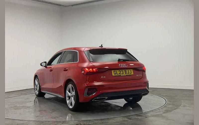 Used Audi A3 S-Line 147 HP (108 kW) 2023 Red Hatchback