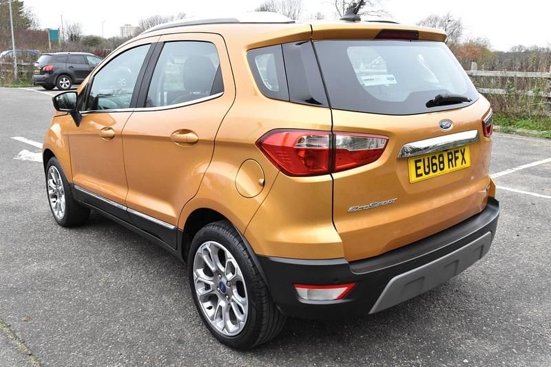 Used Ford Ecosport Titanium 125 HP (91 kW) 2019 Yellow SUV