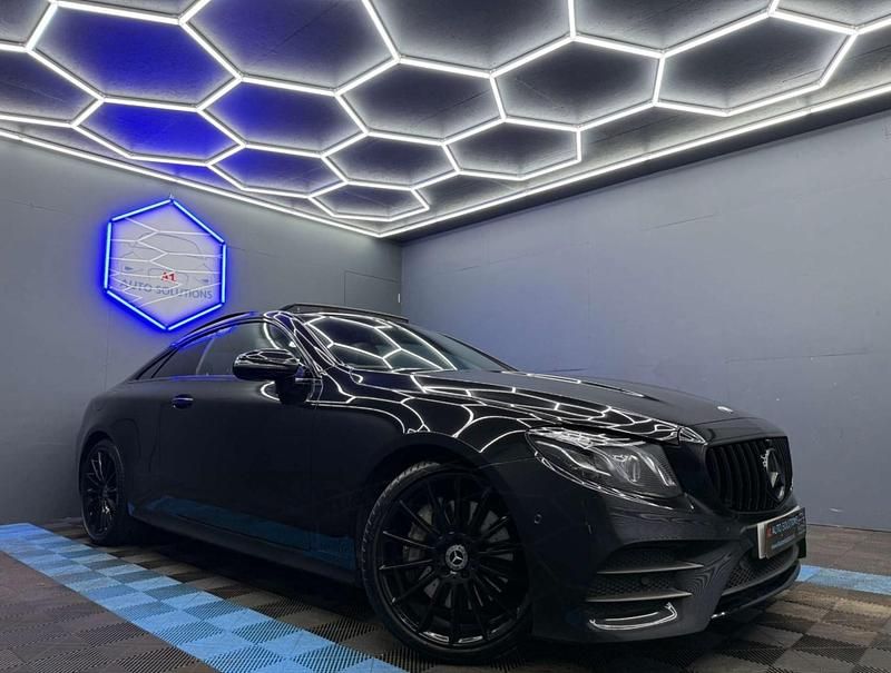 Used Mercedes E350 AMG Line Premium Plus 2020 Black Coupe