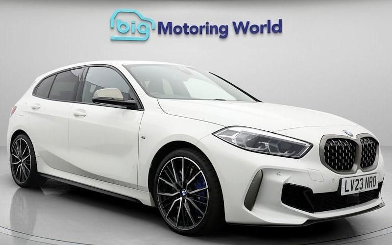 Used BMW M135 306 HP (225 kW) 2023 White Hatchback