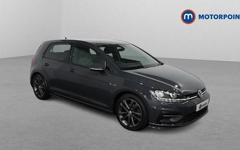 Grey Used 2019 VW Golf VII R-line Hatchback | £17,749 (Fair price) - Image 1/4