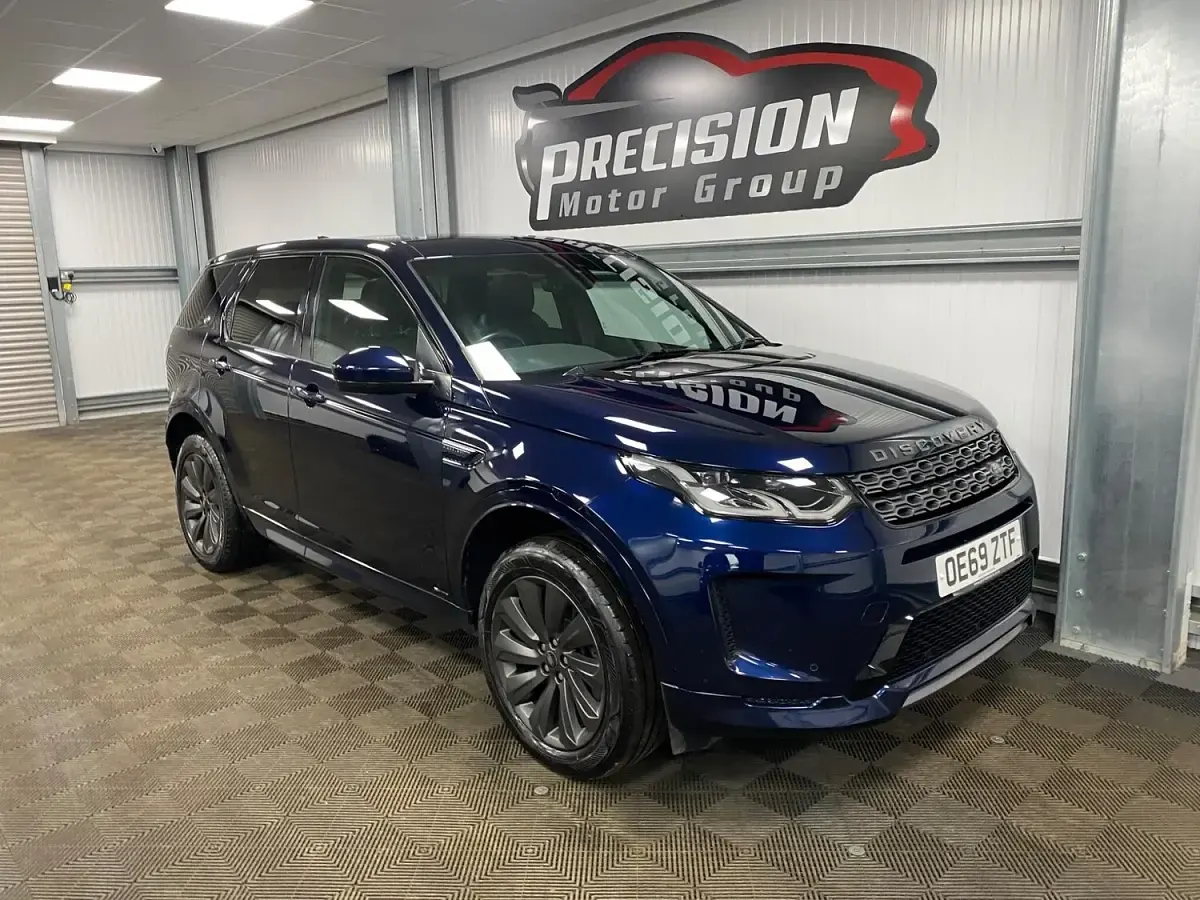 Begagnad Land Rover Discovery Sport SE Dynamic 2020 Blå SUV