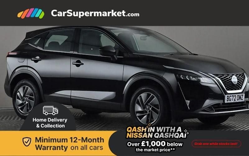 Black Used 2022 Nissan Qashqai Acenta Premium SUV | £12,897 (Good price) - Image 1/4