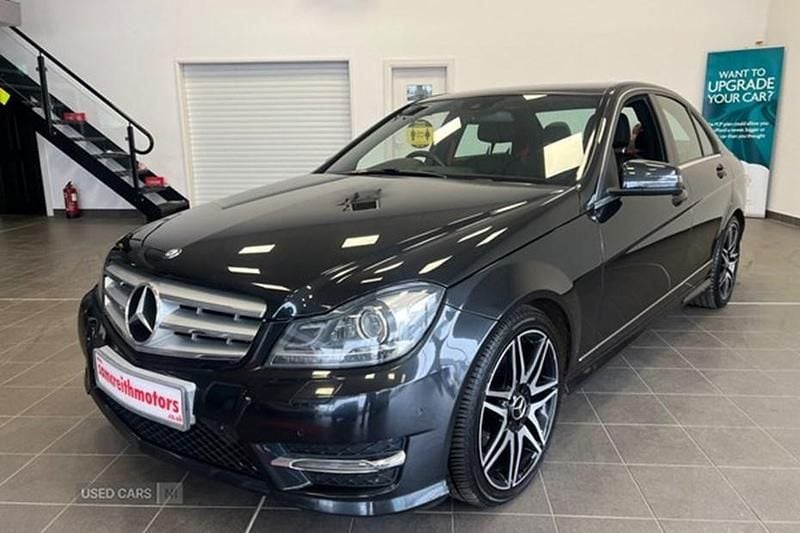 Black Used 2014 Mercedes C220 AMG Sedan | £6,950 (Fair price) - Image 1/1