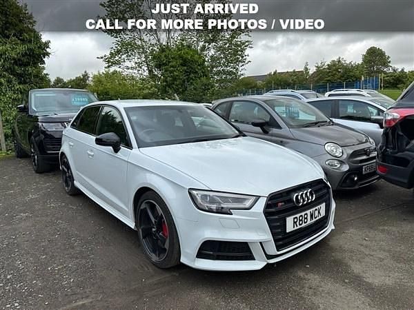 White Used 2017 Audi S3 Sportback Black Edition Hatchback | £18,495 - Image 1/1