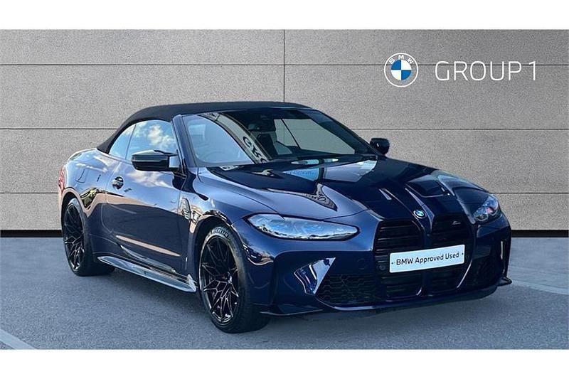 Tanzanite blue Used 2023 BMW M4 Cabriolet Competition Edition Cabriolet | £57,575 (Fair price) - Image 1/4