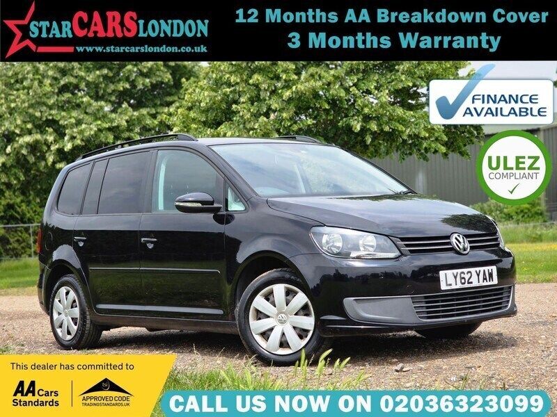 Black Used 2022 VW Touran SE MPV | £7,500 (Good price) - Image 1/3