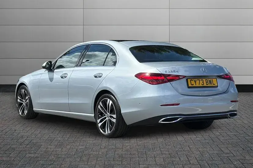 Used Mercedes C220 Exclusive Luxury 217 HP (159 kW) 2023 Hightech silver Sedan