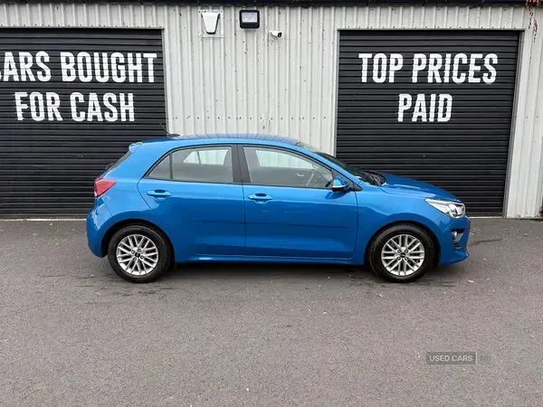 Used Kia Rio 2022 Blue Hatchback