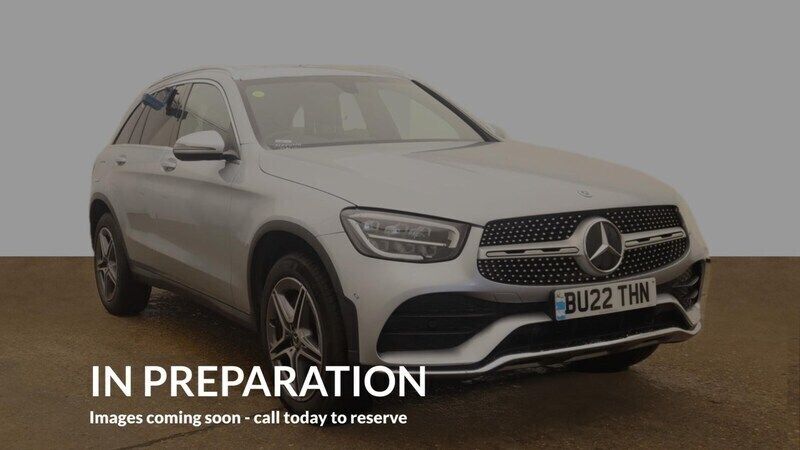 Silver Used 2022 Mercedes GLC300e AMG line Estate | £26,720 (Fair price) - Image 1/4