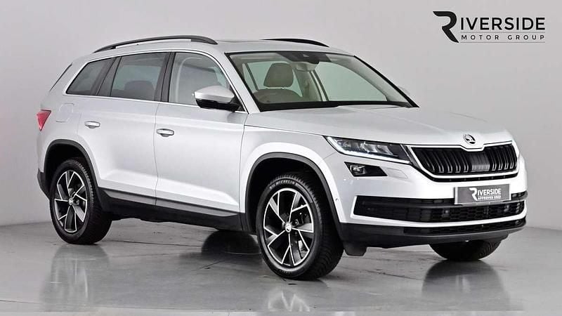 Brilliant silver Used 2020 Skoda Kodiaq SE L SUV | £19,450 (Fair price) - Image 1/4