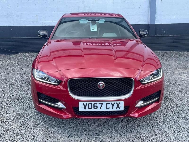 Used Jaguar XE R-Sport 2017 Red Sedan