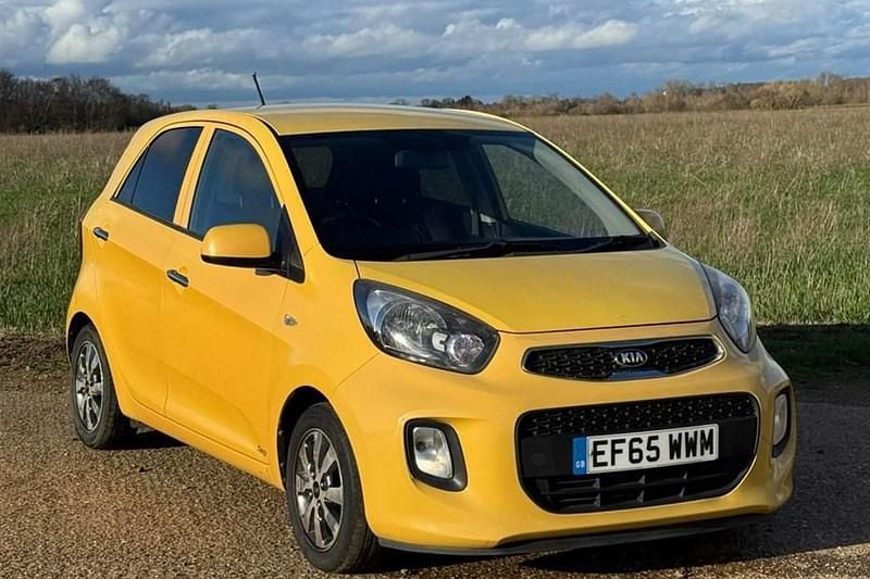 Used Kia Picanto 68 HP (50 kW) 2016 Yellow Hatchback