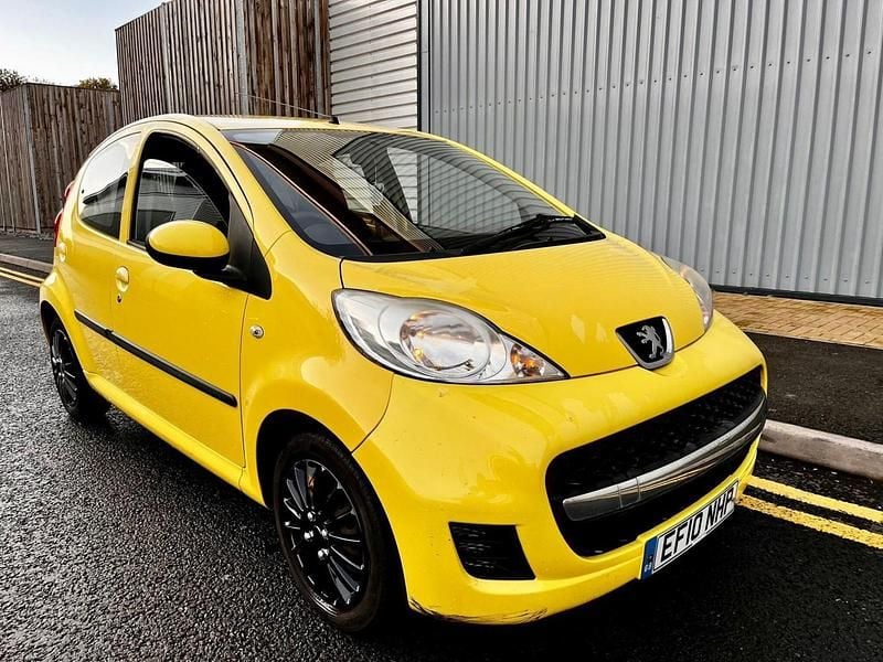 Yellow Used 2010 Peugeot 107 Hatchback | £1,185 (Fair price) - Image 1/4