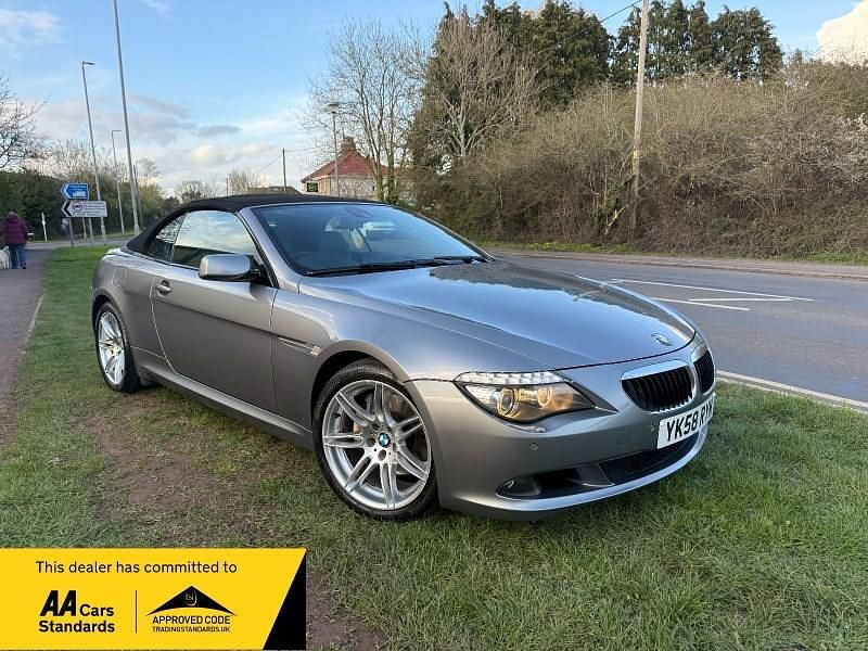 Used BMW 635 Cabriolet Sport Line 286 HP (210 kW) 2008 Grey Cabriolet