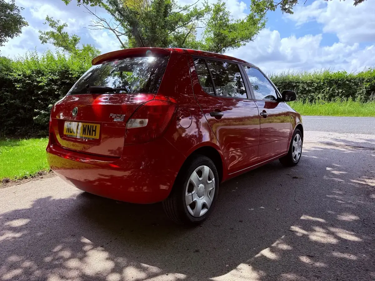 Used Skoda Fabia 2009 Red Hatchback