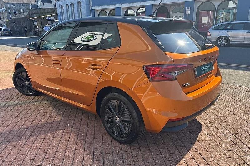 Used Skoda 110 R Colour Edition 81 HP (59 kW) 2023 Phoenix orange metallic body / black magic pearl effect roof Hatchback