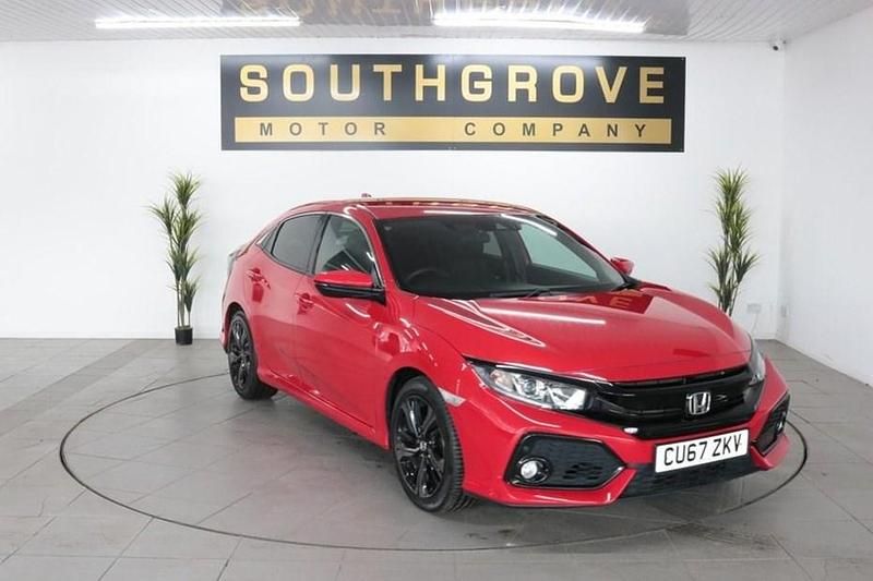 Red Used 2018 Honda Civic SR Hatchback | £10,289 (Good price) - Image 1/1