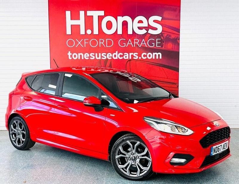 Used Ford Fiesta ST-Line 100 HP (73 kW) 2018 Red Hatchback