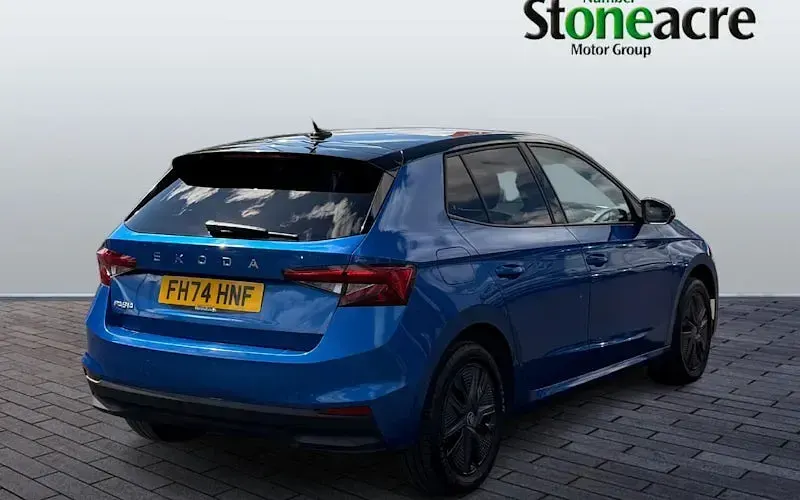 Used Skoda Fabia Design Edition 116 HP (85 kW) 2025 Blue Hatchback