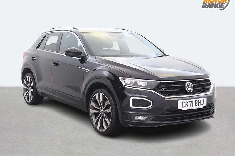 Used VW T-Roc R-line 150 HP (110 kW) 2021 Black SUV