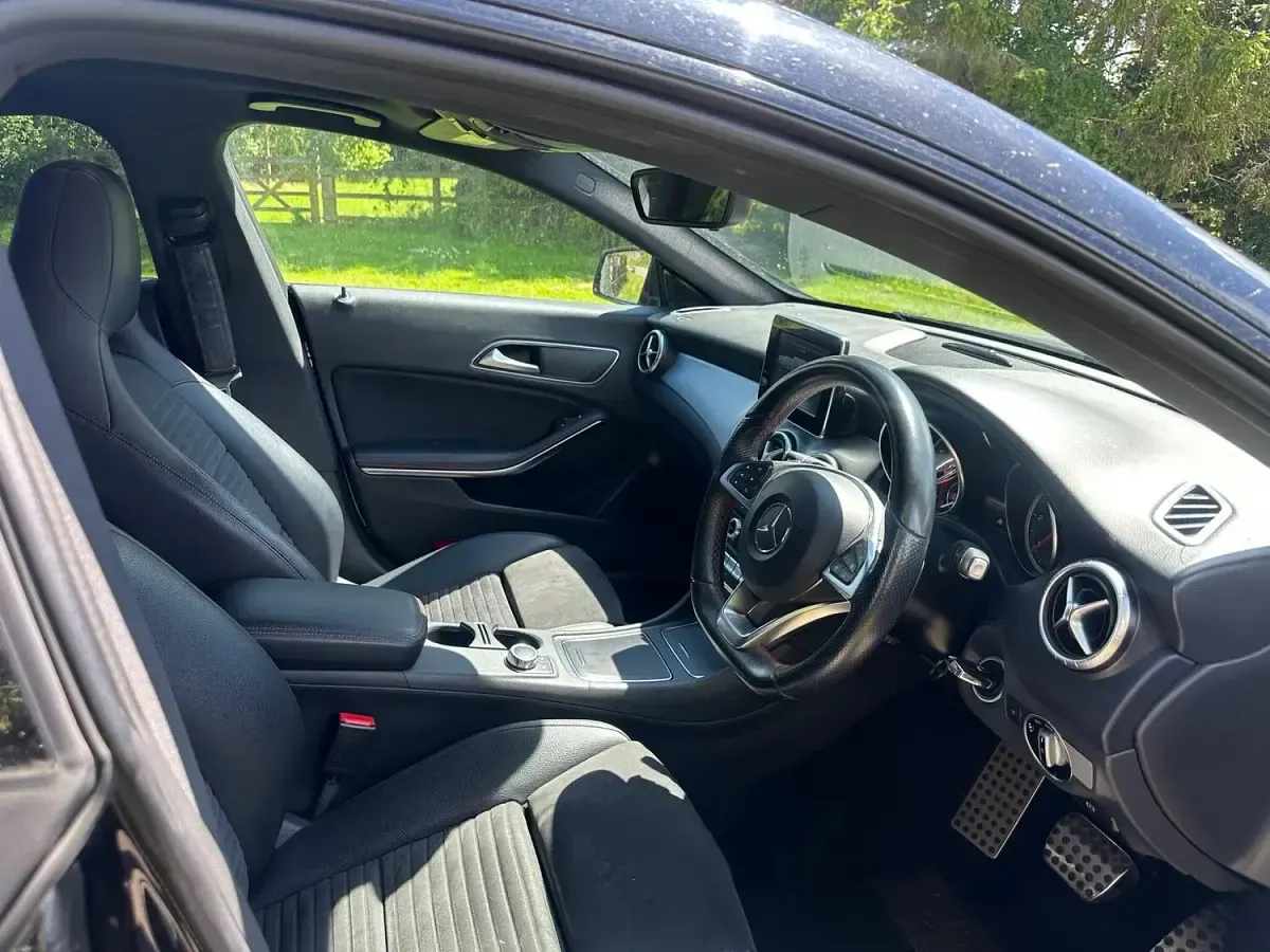 Used Mercedes CLA220 AMG line 2018 Black Coupe