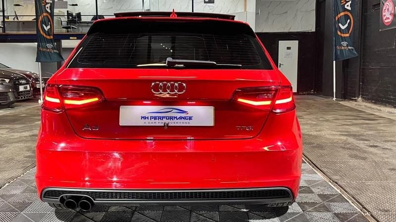 Used Audi A3 Sportback S-Line 2013 Red Hatchback