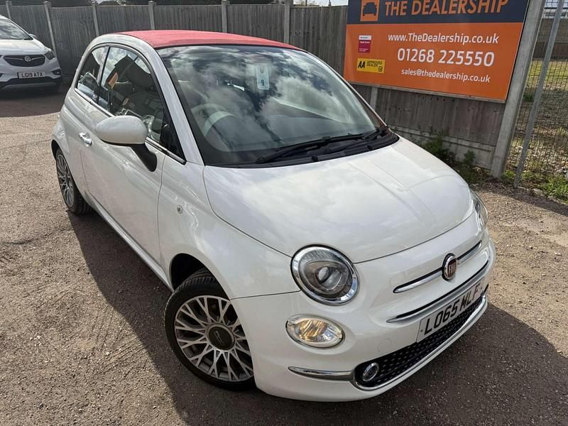 Used Fiat 500C Lounge 69 HP (50 kW) 2015 White Cabriolet