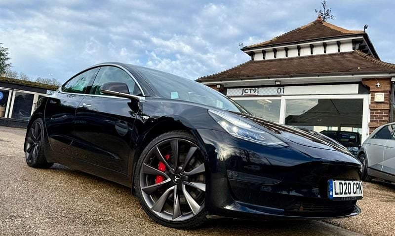Black Used 2020 Tesla Model 3 Performance Sedan | £16,888 (Fair price) - Image 1/4